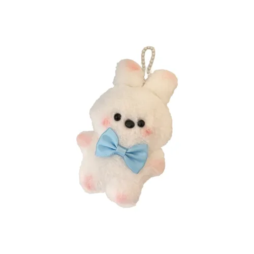 CHUNTUSHU Румяна Арочный Медвежонок и кролик Сочиняющий Звонок Плюшевый Брелок 11см 10,5см Рекомендуемая Высота