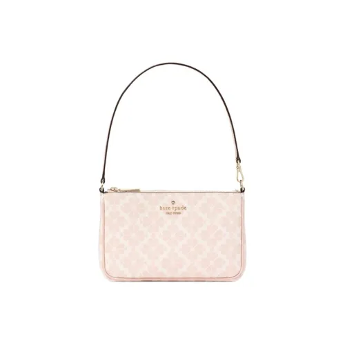 Kate Spade Цветочный дизайн PVC с кожаными вставками Одно плечо Сумка Мини Женская Розовая