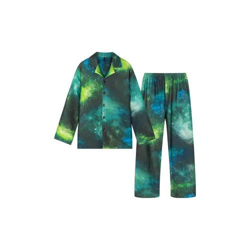 Gongdie Зеленый Мужской Пижамные комплекты