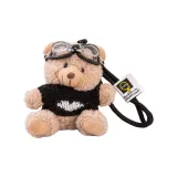 Коричневый пилот, медведь [черный свитер]