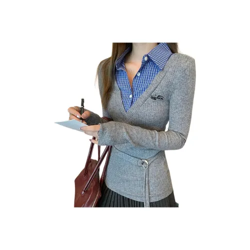 BEAR UNION Серый С подарками Съемная застежка-булавка Унисекс Трикотаж