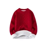 Красный с флисовой подкладкой, утолщенный