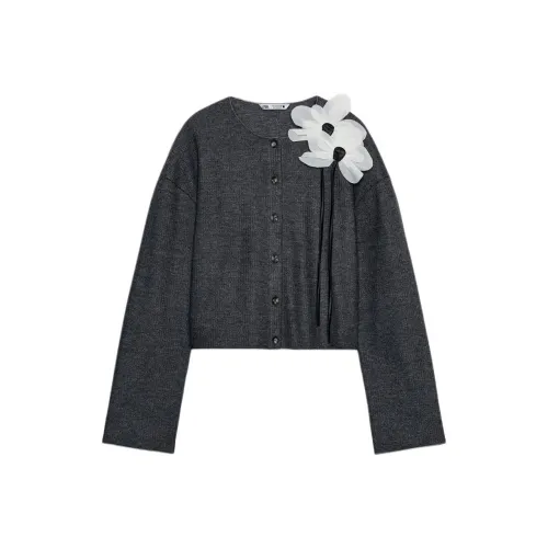 ZARA Серый Женский Трикотаж