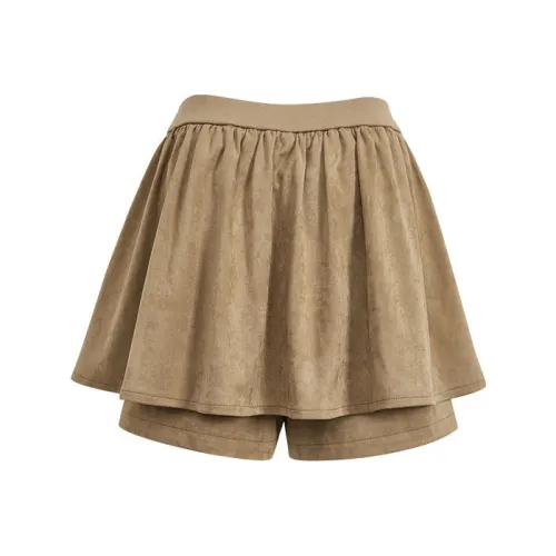 KUOSE Коричневый Женские Повседневные Брюки