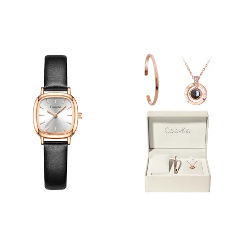 ColevKie Кварцевый механизм ремешок из нержавеющей стали женские часы белый циферблат