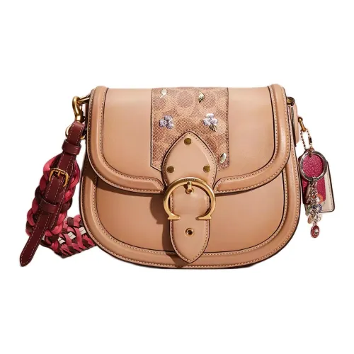 COACH Wristlet Дубленая кожа Одно плечо Через плечо Клатч Средний Женский Тауповый