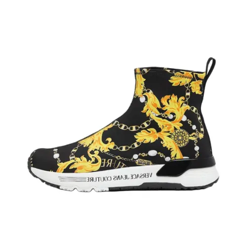 Versace Jeans Couture Женские ботильоны Желто-черные