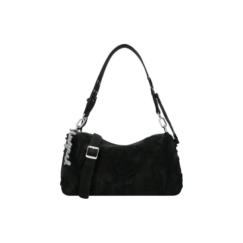 Desigual Полиуретан Через плечо Сумка Женская Черная