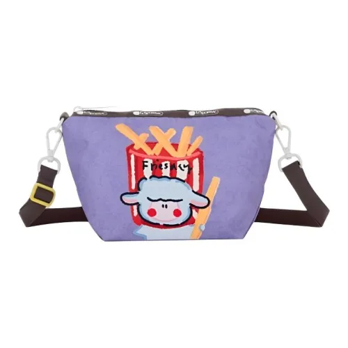 LeSportsac Сумка через плечо из ткани женская розовая и фиолетовая