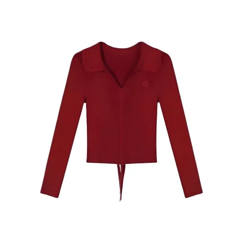 HAPG Красный Женский Трикотаж