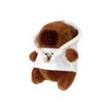 Капибара - Белый худи - Капибара с вышивкой