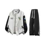 Белый, серый + черный, с флисовой подкладкой