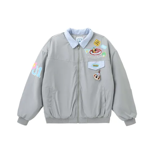 LAMLICKA Серый Унисекс Пуховики