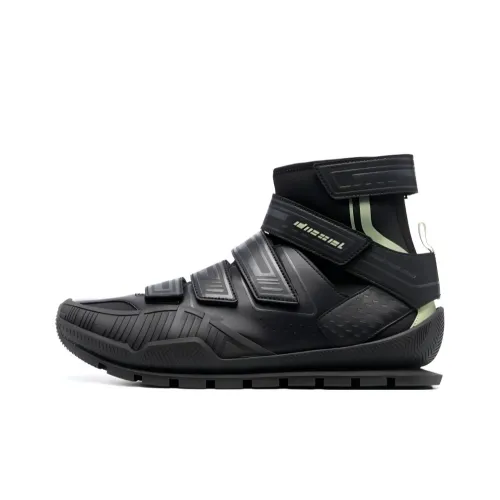 DIESEL Высокие Топы Повседневная Обувь Мужская Черная