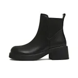 Black (Коровья кожа, с флисовой подкладкой)