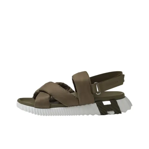 HERMES Электрический Пляжные сандалии Мужской Зеленый