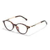 Черепаховый золотой + трехэффект привлекательные солнцезащитные очки с накладными линзами