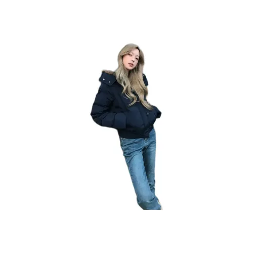 VINMUK Темно-синий женский пуховик