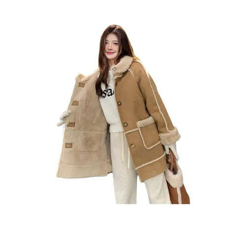 MEXICAN Бархат Feel Пальто Женское