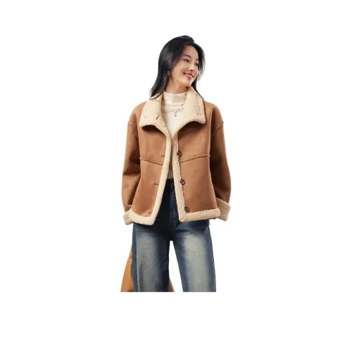 XINFEIYU Вельвет Feel Пальто Женское