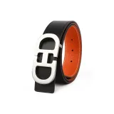 Серебряная застежка, оранжевый