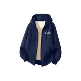 [Шерпа Термический] Темно-синий Синий (Пустыня Растение Логотип на груди _ Пустыня Растение Логотип на спине)