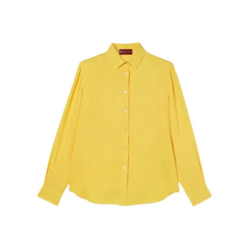 GUCCI Желтые Женские Рубашки
