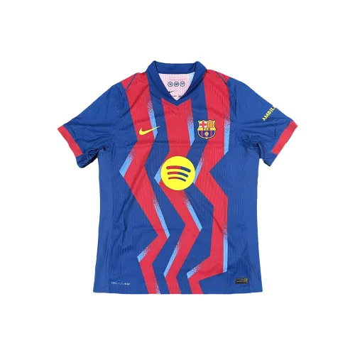 nike Синий Красный Цвет Унисекс Футбольные Джерси