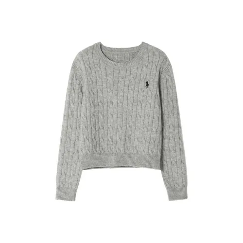 HAPG Серый Свитер Женские Трикотаж