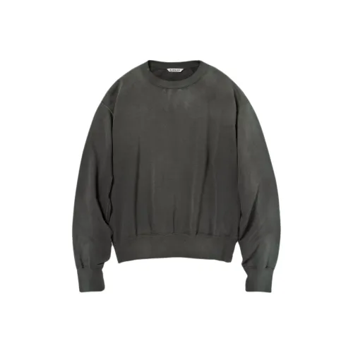 Auralee FW25 PRODUCT Окрашенный PIMA LIGHT Sweat P O T Shirt Men's