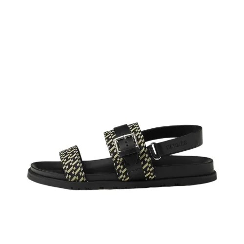 HERMES Пляжные сандалии Мужской Черный