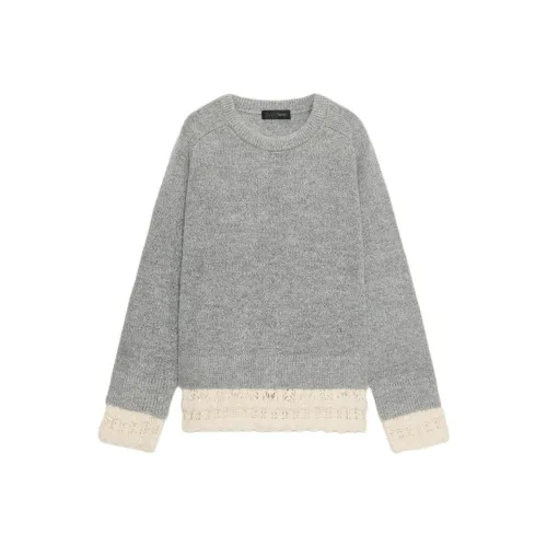 ZARA Зебра с принтом серый женский трикотаж