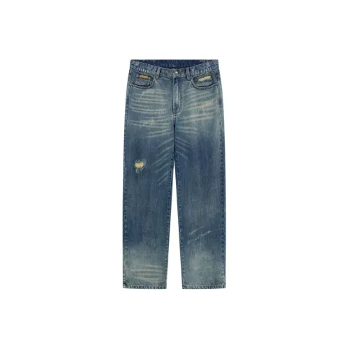 Ed Hardy Индиго Мужские Джинсы