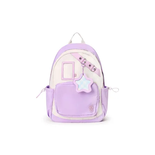LBPC Нейлон Рюкзак Женские Фиолетовый