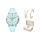 Розовая романтическая коробка, свежий синий