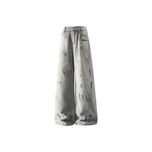 David Bakken Blue Gray Unisex Jeans David Bakken Синий Серый Унисекс Джинсы