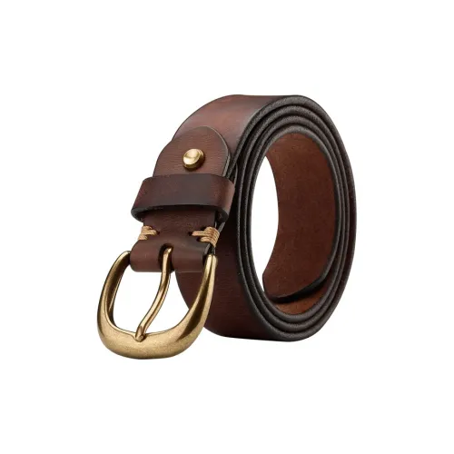 MH Ремни из коровьей кожи мужской 3,3 см