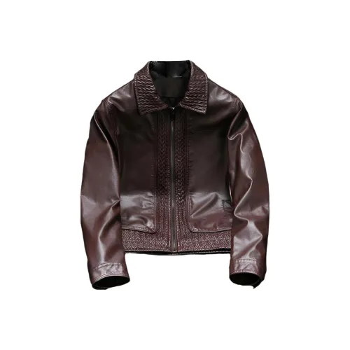 JIUDIIMAN Мужские кожаные куртки