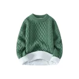 Зеленый, утолщенный и с флисовой подкладкой