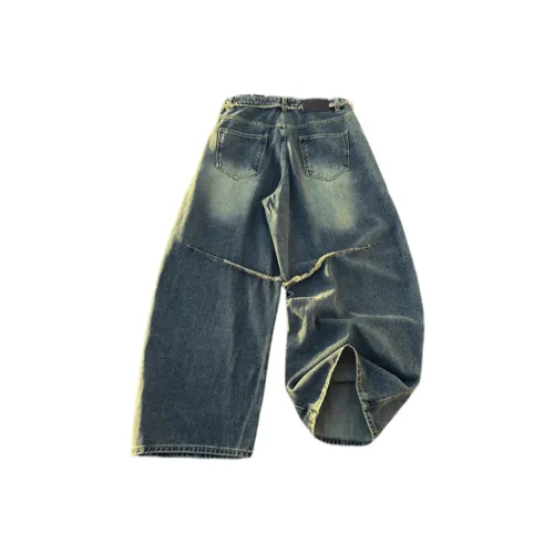 CAT'S PAW Синий Унисекс Джинсы