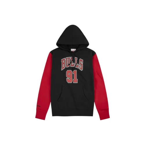 Mitchell Ness Черный Красный Унисекс Свитшоты