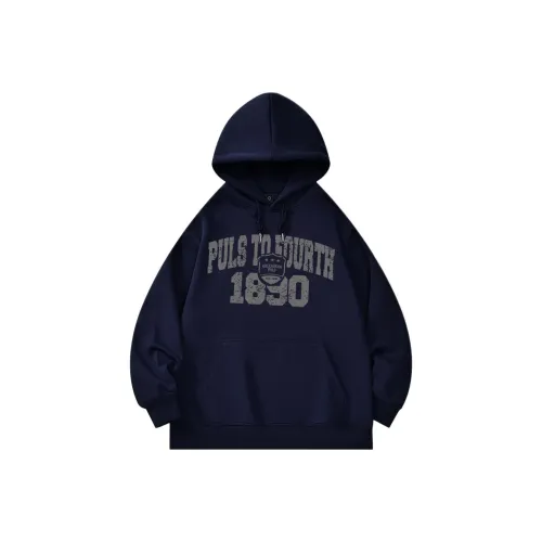 HIPHOPPUNKS Темно-синий синий мужской свитшот