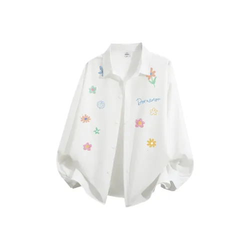 DoraemonA Длинный рукав рубашка унисекс