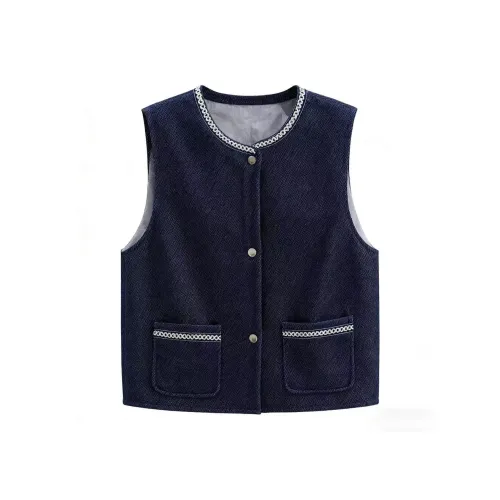 Ink Beauty Деним Женские Жилеты