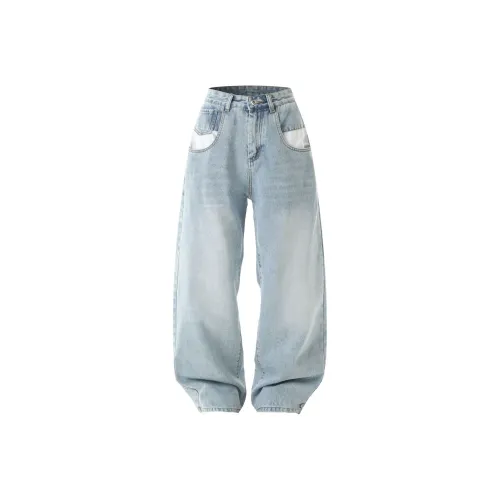 NRXX Blue Unisex Jeans NRXX Синий Унисекс Джинсы