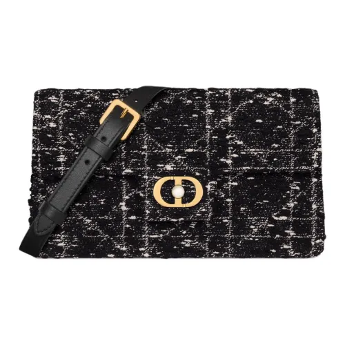 DIOR Jolie Dior Хлопок с Технической Тканью Сумка через плечо Мини Унисекс Черный