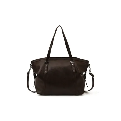 WRELS ПУ (полиуретан) Сумка через плечо Сумка на плечо Стандартная Женская Кофейно-коричневый Черный