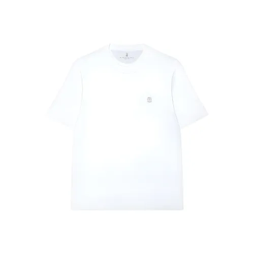 BRUNELLO CUCINELLI SS25 T Рубашка Мужская Белая