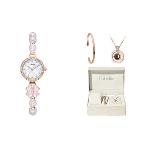 ColevKie Кварцевый механизм Смола Ремешок Часы Женские Жемчужная раковина Циферблат