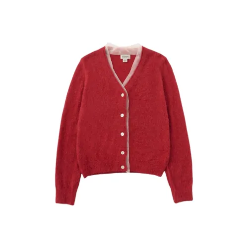 SIENNE FW25 Rosha Прозрачная пряжа Альпака Кардиган Свитер Женские